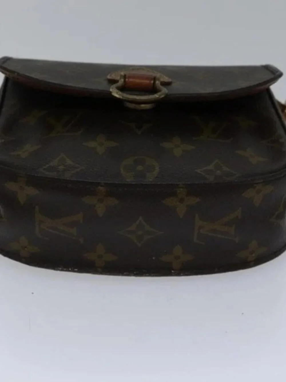 LOUIS VUITTON Monogram Saint Cloud PM Shoulder Bag M51244 LV Auth bs17627